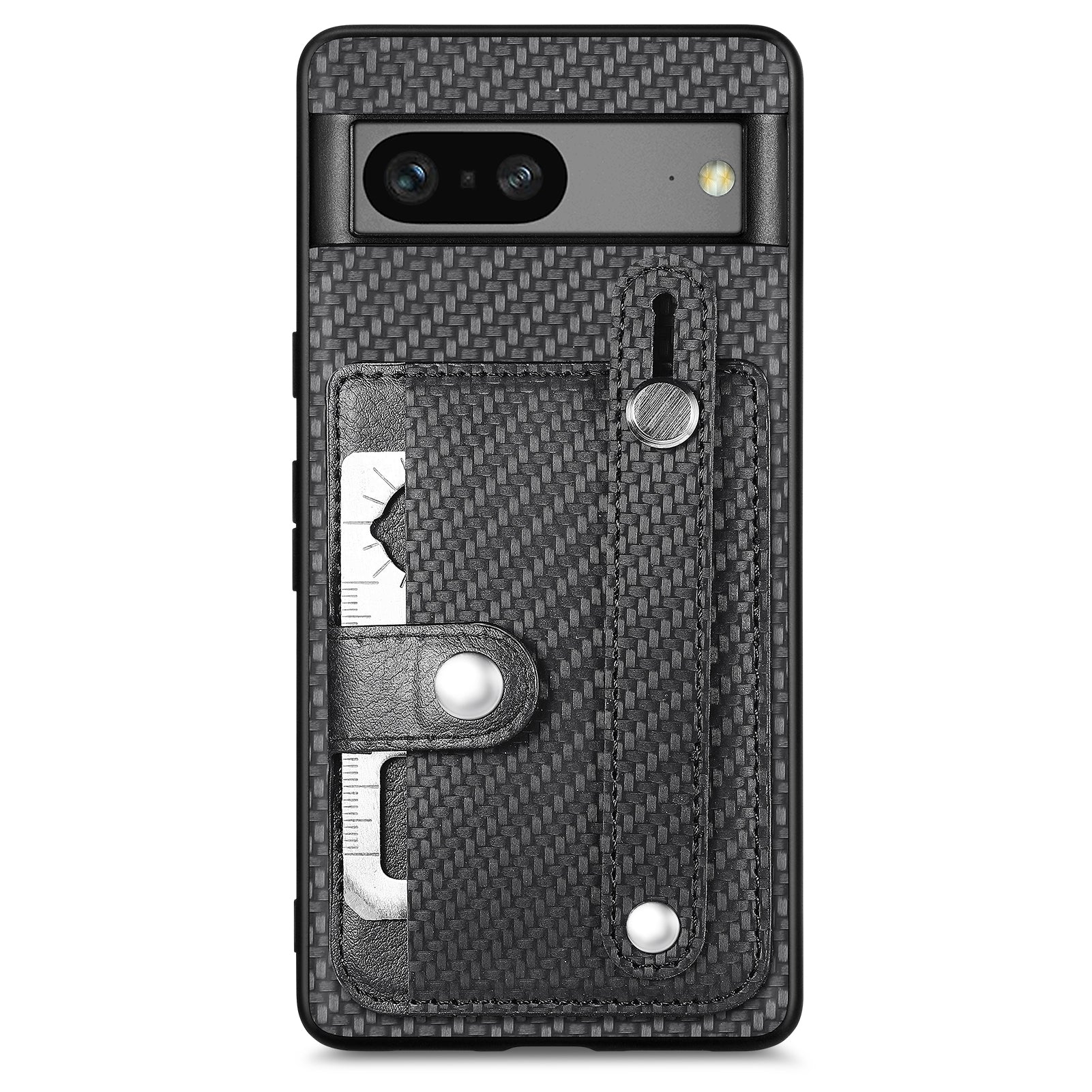 C1-01 For Google Pixel 7a Case Card Slot Carbon Fiber Texture PU+TPU+PC Phone Cover with Card Knife C1-01 For Google Pixel 7a Case Card Slot Carbon Fiber Texture PU+TPU+PC Phone Cover with Card Knife